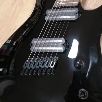 Jackson X Series DKAF7 MS Dinky Archtop with Laurel Fretboard 2019 - Present - Gloss Black image 4