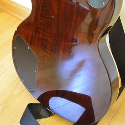 DeArmond M72 "Bluesbird" Solid Body Electric Guitar 90's Trans Red Red image 3