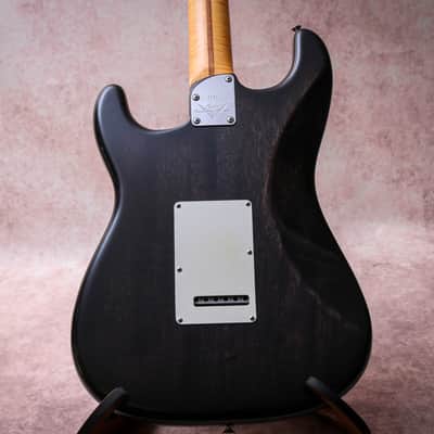 FENDER USA Custom Shop Deluxe Stratocaster AAA+ " Ebony Trans + Maple" (2012) image 14