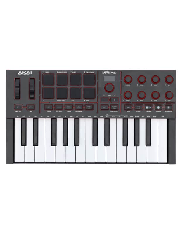 AKAI PROFESSIONAL MPKMINI4-B Mini touches - 25 touches, 8 pads, 8 encodeurs, noir image 1