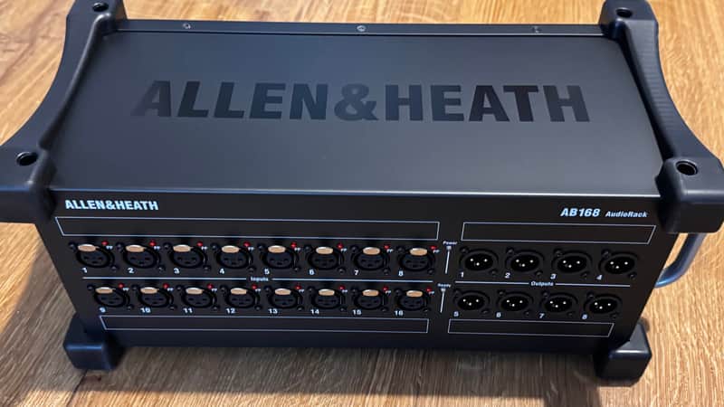 Allen & Heath AB-168 16-Channel Portable AudioRack Stage Box 2014 - Present - Black image 1