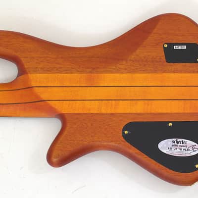 Schecter Stiletto Studio-5 Fanned Fret Bass Honey Satin B-Stock 0677 image 6