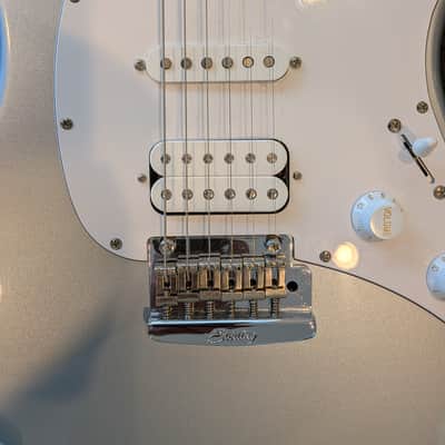 Sterling CT50-HSS Cutlass with Roasted Maple Fretboard 2021 - Firemist Silver image 4