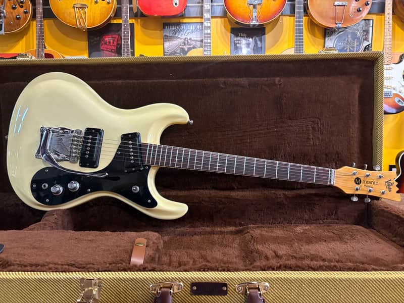 Mosrite EX-65 Excellent 65 Pearl White 1990's image 1