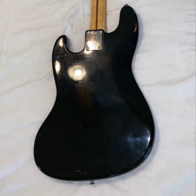 Fender Jazz Bass 1973 - Ebony w/Maple Neck & Black Blocks & OHSC image 5