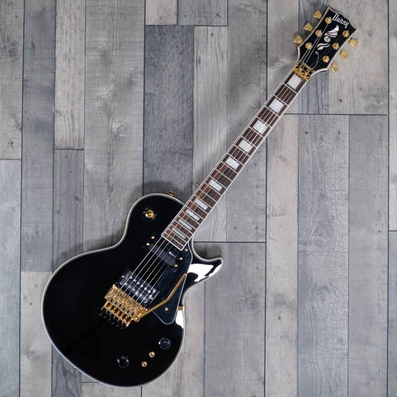 Burny RLC-105S 'Sustainer' Electric Guitar, Black | Reverb Sweden