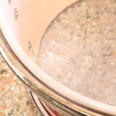 Percussion Plus 10x12 Rack Tom Drum Red Wrap image 11