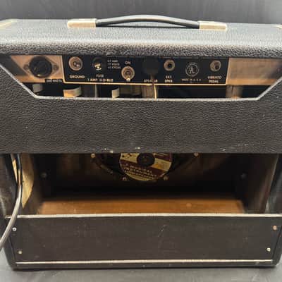 Fender Princeton Reverb 12-Watt 1x10" Guitar Combo 1966 - Black Panel image 15