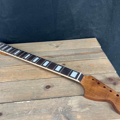 Tricked Out Guitar Nitro 5A Curly Flame Maple Roasted Jazzmaster® Stratocaster® Style Neck Rosewood JMRFMR 5A  #1 image 1