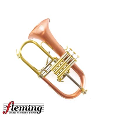 Schilke 1041FLC-L Professional Flugelhorn - Brushed Lacquer with Copper Bell image 8