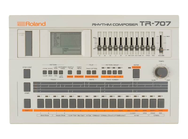 Roland TR-707 Rhythm Composer Drum Machine image 1