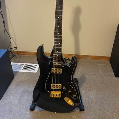 Fender American Double Fat Stratocaster Hardtail with Rosewood Fretboard 2003 - Black image 2