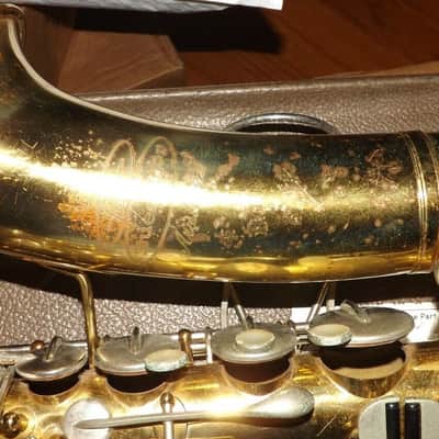 Buescher Alto Saxophone USA w/ case/neck/MP/strap, acceptable condition image 3