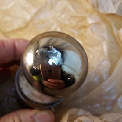 Sylvania ONE (1) JAN-CHS-5932 AT1000 Weak Gassy or Leaky Vacuum Tube military black plate rugged 6L6 Beam Power Tetrode 1950-1958 image 3