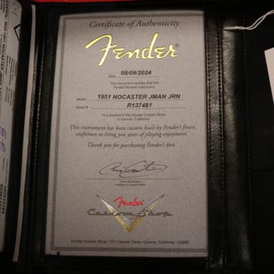 Fender Custom Shop Nocaster 1951 Journeyman - Maple Fingerboard, Aged Cherry Sunburst image 16
