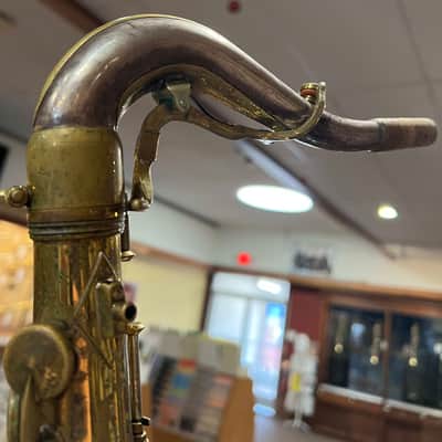 Vintage King Super 20 Full Pearl Tenor Saxophone image 9