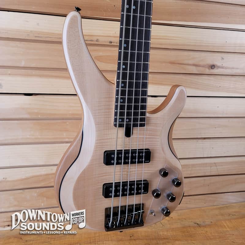 Yamaha TRBX605FM 5-String Bass - Natural Satin image 1