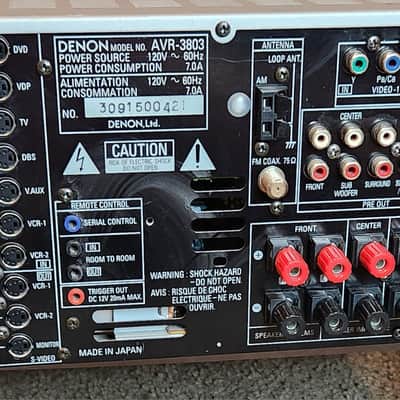 Denon Denon AVR-3803 i7.1-channel, 110-watt-per-channel 90s - Silver image 7