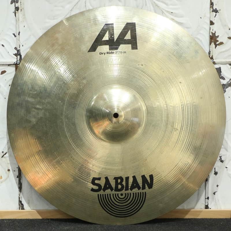 Used Sabian AA Dry Ride Cymbal 21in (3086g) image 1
