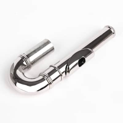Silver Joint Diameter 0.79Inch Nickel-Plated Flute Curved Head Joint Musical Accessories image 5