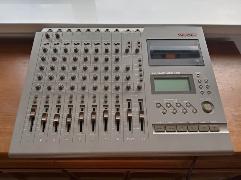 TASCAM Portastudio 488 8-Track Cassette Recorder 1990s - Gray image 1
