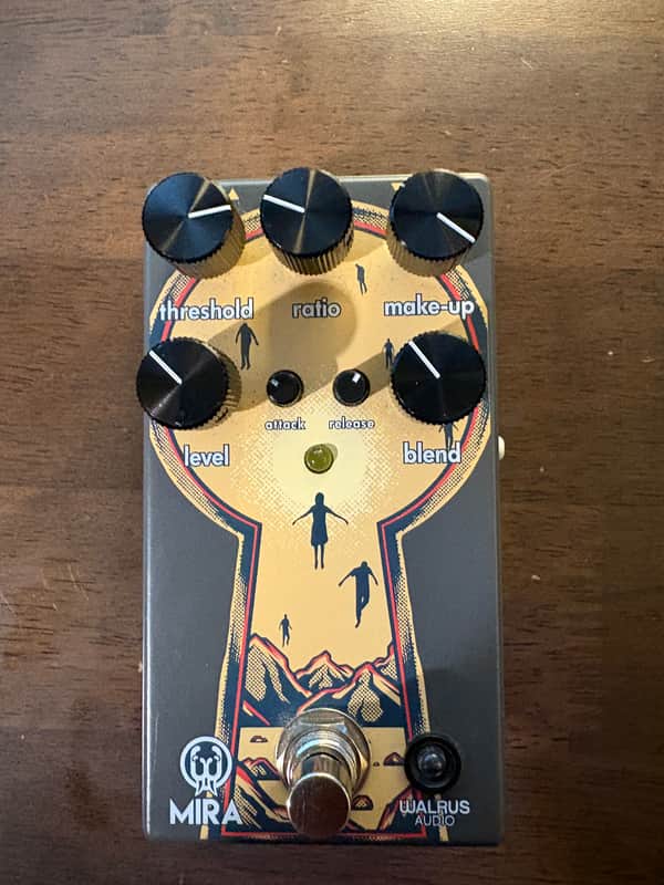 Walrus Audio Mira Optical Compressor 2022 - 2023 - Smoky Grey / Keyhole Graphic image 1