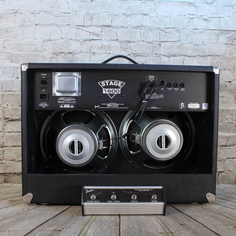 Fender	Stage 1600 2-Channel 160-Watt 2x12" Solid State Guitar Combo	2004 - 2007 image 2