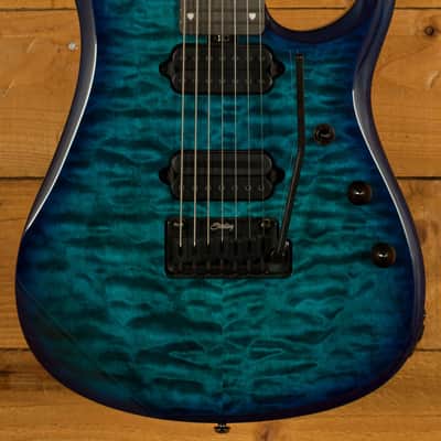 Sterling John Petrucci JP157DQM JP157 DiMarzio - Quilted Cerulean Paradise image 3