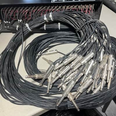 Whirlwind / ADC 24 position 1/4" patch bay and patch cables image 3