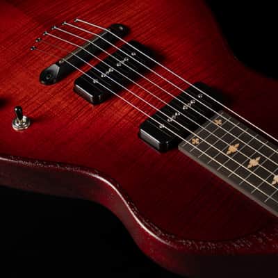 Beard Trailhead Lap Steel, Two-Tone Cherry, Flamed Maple, Lollar P90s - NEW image 11