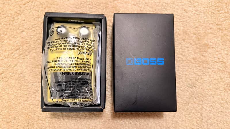 Boss SD-1 Super OverDrive - Relatively rare made in Malaysia - Only opened for pictures - Mint image 1