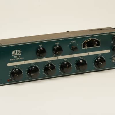 Altec 1567A Mixer Amplifier 5x1 Tube Microphone Mixer 1960s - Green image 3