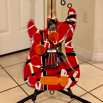 Eddie Van Halen Tribute Guitar Build, Frankenstein, Frankenstrat, EVH image 3