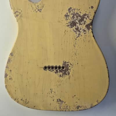 MJT Official Custom Vintage Aged Nitro Guitar Body Mark Jenny VTT Butterscotch image 2