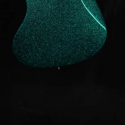 Suhr Custom Classic JM in Aqua Sparkle with Mastery Bridge and Vibrato image 6