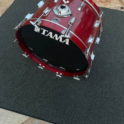 Tama Superstar 22x14 Bass Drum Cherry Wine - 80's image 23