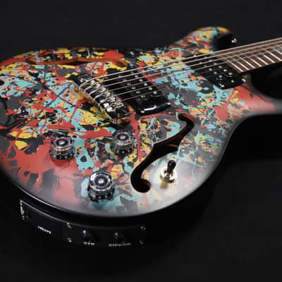 PRS SE Ed Sheeran Hollowbody I Piezo Baritone Electric Guitar - Cosmic Splash 265 image 1