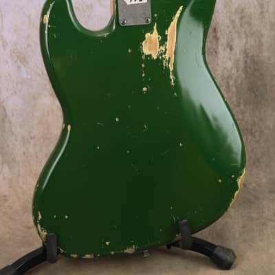 Luthier Made Jazz Bass 2023 - Aged British Racing Green image 17