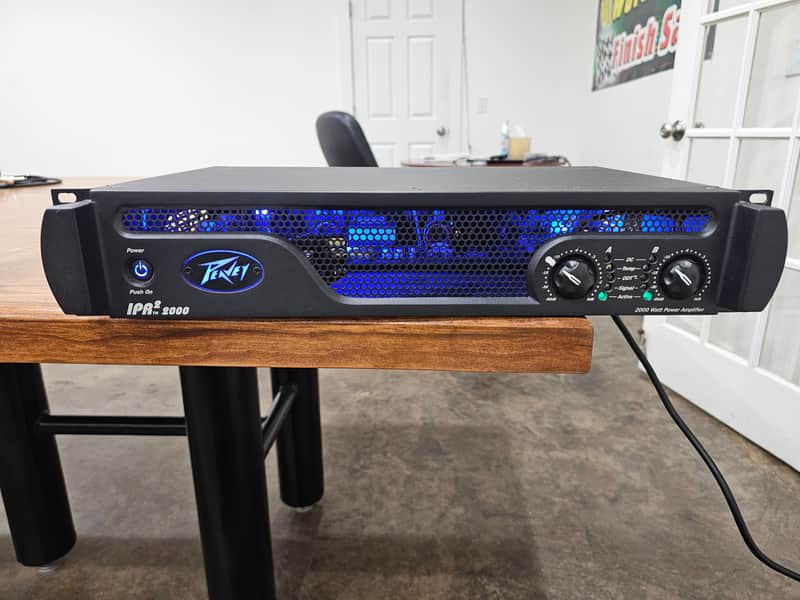 Peavey IPR2 2000 Powered PA Amp 2010s - Black image 1