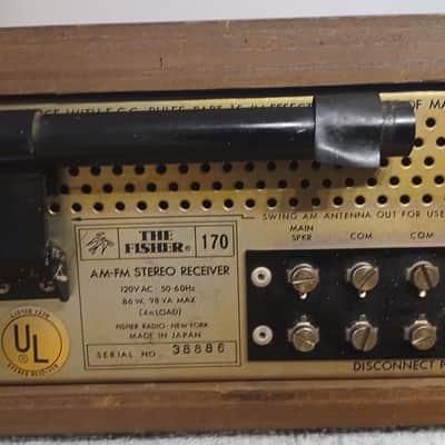 VTG The Fisher 170 Stereo Receiver - Powers On - Tested image 14