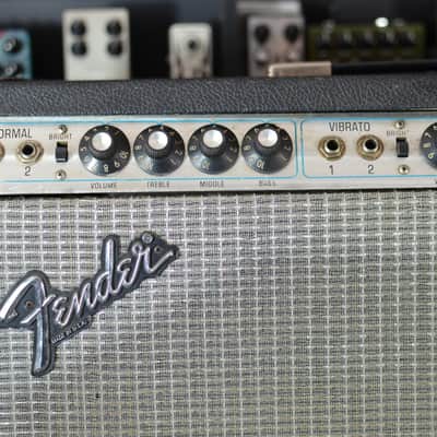Fender Pro Reverb 2-Channel 70-Watt 2x12" Guitar Combo 1977 - 1980 - Silverface image 3