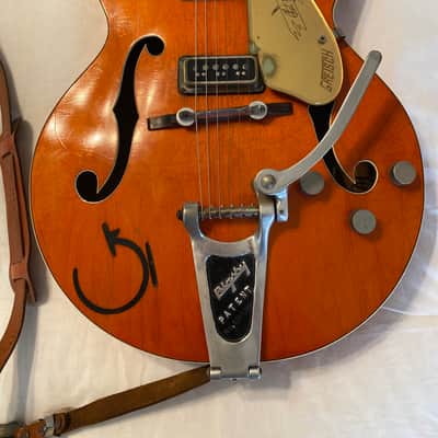 Gretsch 6120 Chet Atkins Hollow Body 1956 - Orange image 2