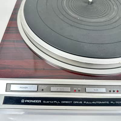 Pioneer PL-707 Auto Direct Drive Turntable 2-Speed Original Cover 1982-83 image 5