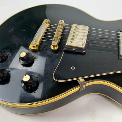 1973 Gibson Les Paul Custom BLACK BEAUTY Vintage Electric Guitar Original PAT # Pickups image 19