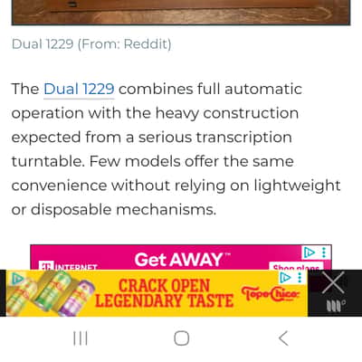 Dual  1229 Turntable image 17