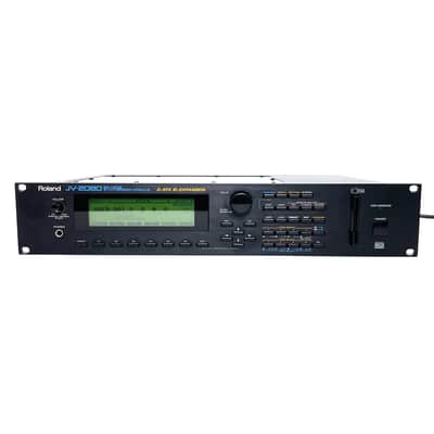 Roland JV-2080 with New internal battery 100V- 240V 64-Voice Synthesizer Module 1997 - 2000 90s y2k Made in Japan - Worldwide Shipment