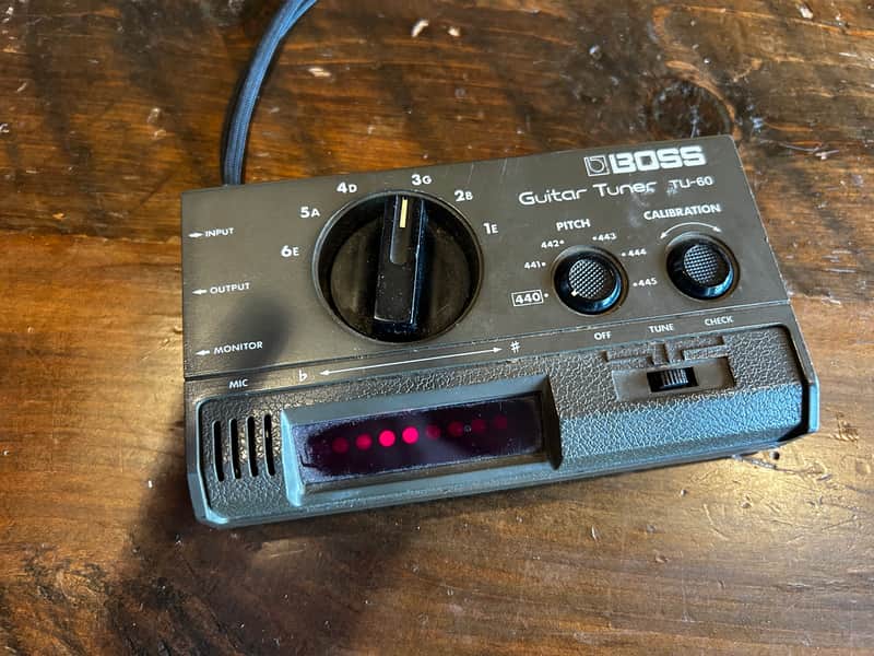 vintage Boss TU-60 Guitar Tuner 1979 - works great image 1