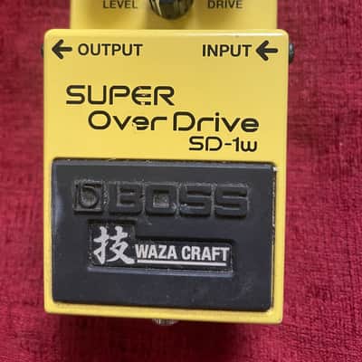 Boss SD-1W Super OverDrive Waza Craft 2015 - Present - Yellow image 4
