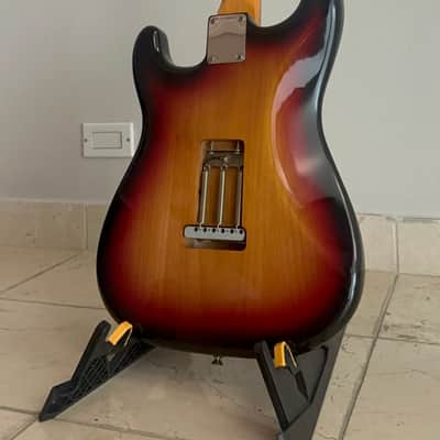 John Mayer Fender Artist Signature Sunburst + Mint Green Pickguard - 2008 image 10