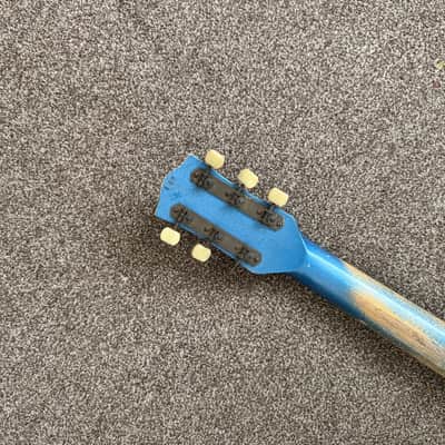 Hofner Colorama 1958-1959 - Two tone silver/blue colour image 3